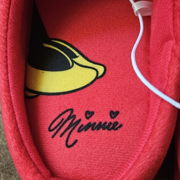 Disney Minnie Mouse Red Slippers - Picture 3 of 4